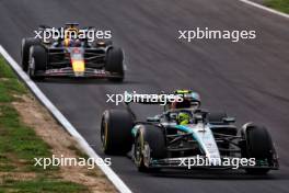 Lewis Hamilton (GBR) Mercedes AMG F1 W15. 01.09.2024. Formula 1 World Championship, Rd 16, Italian Grand Prix, Monza, Italy, Race Day.