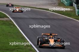 Oscar Piastri (AUS) McLaren MCL38. 01.09.2024. Formula 1 World Championship, Rd 16, Italian Grand Prix, Monza, Italy, Race Day.