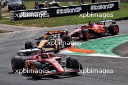 Charles Leclerc (MON) Ferrari SF-24. 01.09.2024. Formula 1 World Championship, Rd 16, Italian Grand Prix, Monza, Italy, Race Day.