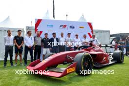 The 2025 F3 car is revealed. 31.08.2024. Formula 1 World Championship, Rd 16, Italian Grand Prix, Monza, Italy, Qualifying Day.