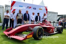 The 2025 F3 car is revealed. 31.08.2024. Formula 1 World Championship, Rd 16, Italian Grand Prix, Monza, Italy, Qualifying Day.