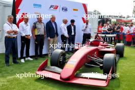 The 2025 F3 car is revealed. 31.08.2024. Formula 1 World Championship, Rd 16, Italian Grand Prix, Monza, Italy, Qualifying Day.