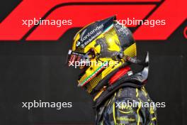 Carlos Sainz Jr (ESP) Ferrari in qualifying parc ferme. 31.08.2024. Formula 1 World Championship, Rd 16, Italian Grand Prix, Monza, Italy, Qualifying Day.