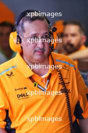 Sheikh Mohammed bin Essa Al Khalifa (BRN) CEO of the Bahrain Economic Development Board and McLaren Shareholder. 31.08.2024. Formula 1 World Championship, Rd 16, Italian Grand Prix, Monza, Italy, Qualifying Day.