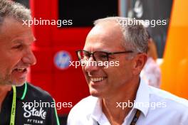 Stefano Domenicali (ITA) Formula One President and CEO. 31.08.2024. Formula 1 World Championship, Rd 16, Italian Grand Prix, Monza, Italy, Qualifying Day.