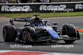 Alexander Albon (THA) Williams Racing FW46. 31.08.2024. Formula 1 World Championship, Rd 16, Italian Grand Prix, Monza, Italy, Qualifying Day.