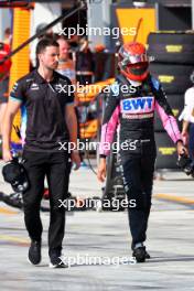 Esteban Ocon (FRA) Alpine F1 Team. 31.08.2024. Formula 1 World Championship, Rd 16, Italian Grand Prix, Monza, Italy, Qualifying Day.