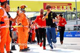 Charles Leclerc (MON) Ferrari on the drivers' parade. 01.09.2024. Formula 1 World Championship, Rd 16, Italian Grand Prix, Monza, Italy, Race Day.