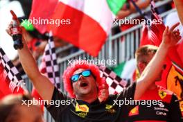 Circuit atmosphere - Ferrari fans in the grandstand. 01.09.2024. Formula 1 World Championship, Rd 16, Italian Grand Prix, Monza, Italy, Race Day.