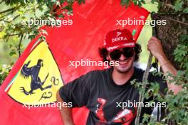 Circuit atmosphere - Ferrari fan. 01.09.2024. Formula 1 World Championship, Rd 16, Italian Grand Prix, Monza, Italy, Race Day.