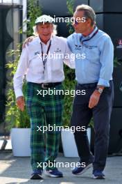 (L to R): Jackie Stewart (GBR) with Jacky Ickx (BEL). 01.09.2024. Formula 1 World Championship, Rd 16, Italian Grand Prix, Monza, Italy, Race Day.