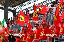 Circuit atmosphere - Ferrari fans in the grandstand. 01.09.2024. Formula 1 World Championship, Rd 16, Italian Grand Prix, Monza, Italy, Race Day.