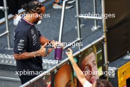 Lewis Hamilton (GBR) Mercedes AMG F1 on the drivers' parade. 01.09.2024. Formula 1 World Championship, Rd 16, Italian Grand Prix, Monza, Italy, Race Day.