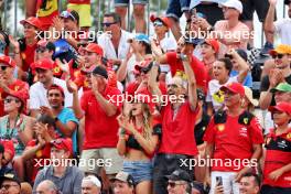 Circuit atmosphere - fans in the grandstand. 01.09.2024. Formula 1 World Championship, Rd 16, Italian Grand Prix, Monza, Italy, Race Day.