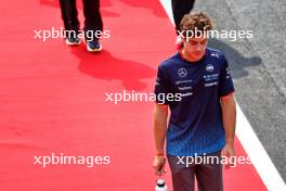 Franco Colapinto (ARG) Williams Racing on the drivers' parade. 01.09.2024. Formula 1 World Championship, Rd 16, Italian Grand Prix, Monza, Italy, Race Day.