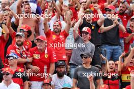 Circuit atmosphere - fans in the grandstand. 01.09.2024. Formula 1 World Championship, Rd 16, Italian Grand Prix, Monza, Italy, Race Day.