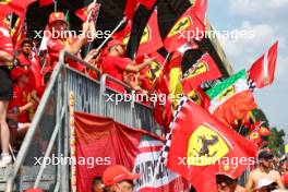 Circuit atmosphere - Ferrari fans in the grandstand. 01.09.2024. Formula 1 World Championship, Rd 16, Italian Grand Prix, Monza, Italy, Race Day.