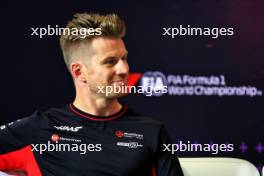 Nico Hulkenberg (GER) Haas F1 Team in the FIA Press Conference. 29.08.2024. Formula 1 World Championship, Rd 16, Italian Grand Prix, Monza, Italy, Preparation Day.