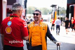 Andrea Stella (ITA) McLaren Team Principal. 29.08.2024. Formula 1 World Championship, Rd 16, Italian Grand Prix, Monza, Italy, Preparation Day.