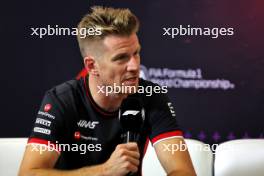 Nico Hulkenberg (GER) Haas F1 Team in the FIA Press Conference. 29.08.2024. Formula 1 World Championship, Rd 16, Italian Grand Prix, Monza, Italy, Preparation Day.