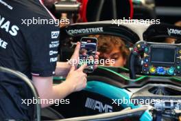 Andrea Kimi Antonelli (ITA) Mercedes AMG F1 W15 Junior Driver. 29.08.2024. Formula 1 World Championship, Rd 16, Italian Grand Prix, Monza, Italy, Preparation Day.