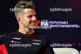 Nico Hulkenberg (GER) Haas F1 Team in the FIA Press Conference. 29.08.2024. Formula 1 World Championship, Rd 16, Italian Grand Prix, Monza, Italy, Preparation Day.