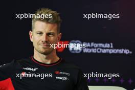 Nico Hulkenberg (GER) Haas F1 Team in the FIA Press Conference. 29.08.2024. Formula 1 World Championship, Rd 16, Italian Grand Prix, Monza, Italy, Preparation Day.