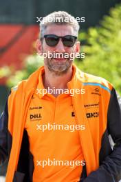 Andrea Stella (ITA) McLaren Team Principal. 29.08.2024. Formula 1 World Championship, Rd 16, Italian Grand Prix, Monza, Italy, Preparation Day.