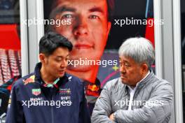 Masashi Yamamoto (JPN) Red Bull Racing Consultant (Right). 05.04.2024. Formula 1 World Championship, Rd 4, Japanese Grand Prix, Suzuka, Japan, Practice Day.
