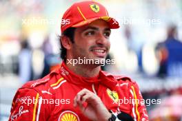 Third placed Carlos Sainz Jr (ESP) Ferrari in parc ferme. 07.04.2024. Formula 1 World Championship, Rd 4, Japanese Grand Prix, Suzuka, Japan, Race Day.