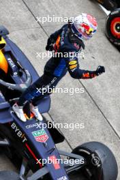 Race winner Max Verstappen (NLD) Red Bull Racing RB20 celebrates in parc ferme. 07.04.2024. Formula 1 World Championship, Rd 4, Japanese Grand Prix, Suzuka, Japan, Race Day.