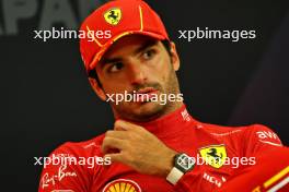 Carlos Sainz Jr (ESP) Ferrari, in the post race FIA Press Conference. 07.04.2024. Formula 1 World Championship, Rd 4, Japanese Grand Prix, Suzuka, Japan, Race Day.
