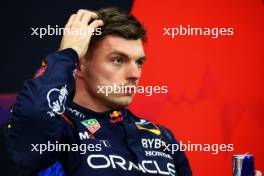 Max Verstappen (NLD) Red Bull Racing in the post qualifying FIA Press Conference. 06.04.2024. Formula 1 World Championship, Rd 4, Japanese Grand Prix, Suzuka, Japan, Qualifying Day.