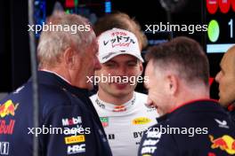 Max Verstappen (NLD) Red Bull Racing with Dr Helmut Marko (AUT) Red Bull Motorsport Consultant and Christian Horner (GBR) Red Bull Racing Team Principal. 06.04.2024. Formula 1 World Championship, Rd 4, Japanese Grand Prix, Suzuka, Japan, Qualifying Day.