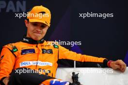 Lando Norris (GBR) McLaren in the post qualifying FIA Press Conference. 06.04.2024. Formula 1 World Championship, Rd 4, Japanese Grand Prix, Suzuka, Japan, Qualifying Day.