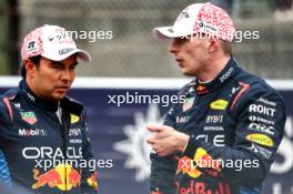 Sergio Perez (MEX), Red Bull Racing and Max Verstappen (NLD), Red Bull Racing  06.04.2024. Formula 1 World Championship, Rd 4, Japanese Grand Prix, Suzuka, Japan, Qualifying Day.