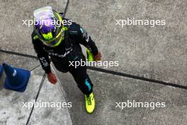 Lewis Hamilton (GBR) Mercedes AMG F1 in qualifying parc ferme. 06.04.2024. Formula 1 World Championship, Rd 4, Japanese Grand Prix, Suzuka, Japan, Qualifying Day.