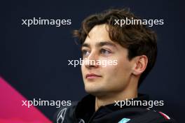 George Russell (GBR) Mercedes AMG F1 in the FIA Press Conference. 04.04.2024. Formula 1 World Championship, Rd 4, Japanese Grand Prix, Suzuka, Japan, Preparation Day.