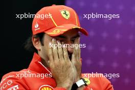 Carlos Sainz Jr (ESP) Ferrari in the FIA Press Conference. 04.04.2024. Formula 1 World Championship, Rd 4, Japanese Grand Prix, Suzuka, Japan, Preparation Day.
