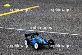 Esteban Ocon (FRA) Alpine F1 Team - radio controlled car. 04.04.2024. Formula 1 World Championship, Rd 4, Japanese Grand Prix, Suzuka, Japan, Preparation Day.