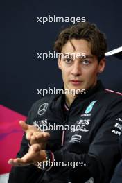 George Russell (GBR) Mercedes AMG F1 in the FIA Press Conference. 04.04.2024. Formula 1 World Championship, Rd 4, Japanese Grand Prix, Suzuka, Japan, Preparation Day.