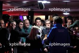 Franco Colapinto (ARG) Williams Racing with the media. 20.11.2024. Formula 1 World Championship, Rd 22, Las Vegas Grand Prix, Las Vegas, Nevada, USA, Preparation Day.