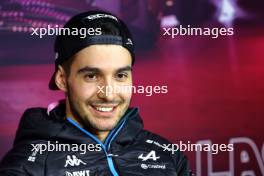 Esteban Ocon (FRA) Alpine F1 Team in the FIA Press Conference. 20.11.2024. Formula 1 World Championship, Rd 22, Las Vegas Grand Prix, Las Vegas, Nevada, USA, Preparation Day.