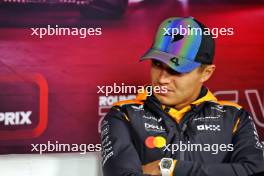 Lando Norris (GBR) McLaren in the FIA Press Conference. 20.11.2024. Formula 1 World Championship, Rd 22, Las Vegas Grand Prix, Las Vegas, Nevada, USA, Preparation Day.