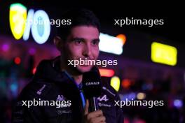 Esteban Ocon (FRA) Alpine F1 Team. 20.11.2024. Formula 1 World Championship, Rd 22, Las Vegas Grand Prix, Las Vegas, Nevada, USA, Preparation Day.