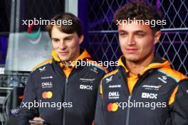 (L to R): Oscar Piastri (AUS) McLaren with team mate Lando Norris (GBR) McLaren. 20.11.2024. Formula 1 World Championship, Rd 22, Las Vegas Grand Prix, Las Vegas, Nevada, USA, Preparation Day.