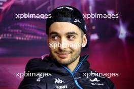 Esteban Ocon (FRA) Alpine F1 Team in the FIA Press Conference. 20.11.2024. Formula 1 World Championship, Rd 22, Las Vegas Grand Prix, Las Vegas, Nevada, USA, Preparation Day.