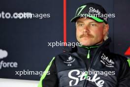 Valtteri Bottas (FIN) Sauber in the FIA Press Conference. 20.11.2024. Formula 1 World Championship, Rd 22, Las Vegas Grand Prix, Las Vegas, Nevada, USA, Preparation Day.