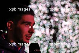 Esteban Ocon (FRA) Alpine F1 Team. 20.11.2024. Formula 1 World Championship, Rd 22, Las Vegas Grand Prix, Las Vegas, Nevada, USA, Preparation Day.