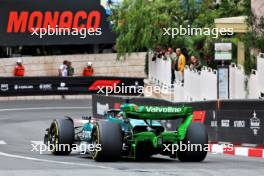 Lance Stroll (CDN) Aston Martin F1 Team AMR24. 24.05.2024. Formula 1 World Championship, Rd 8, Monaco Grand Prix, Monte Carlo, Monaco, Practice Day.